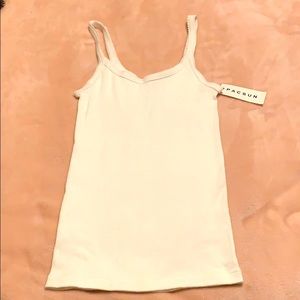 Brandy Melville White Tank Top from PAC Sun NWT